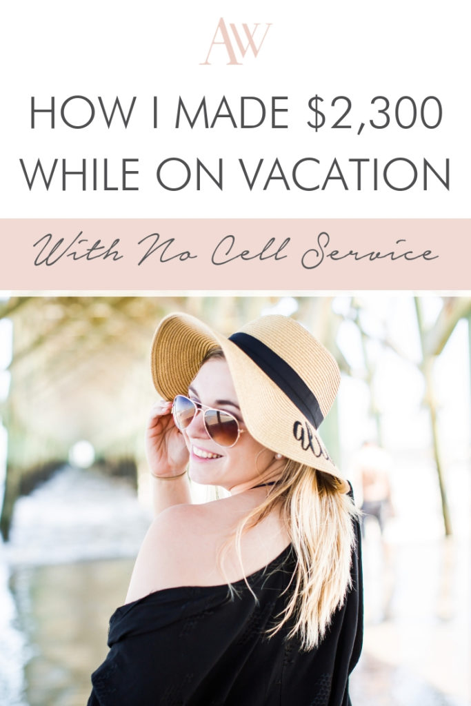 How I Made $2,300 While On Vacation With No Cell Service #passiveincome #photographer #business
