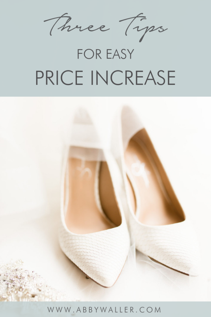 Three Tips for Easy Price Increase | Abby Waller Photography