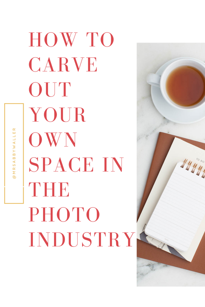 How to carve out your own space in the industry 
