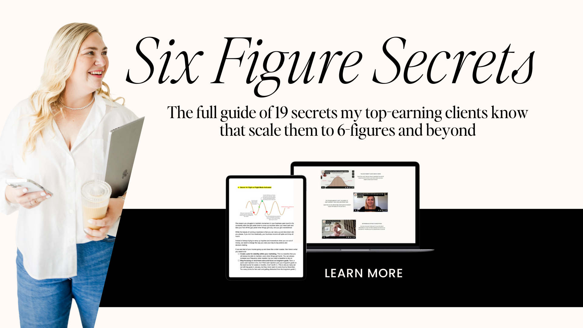 Six Figure Secrets Blog Post CTA